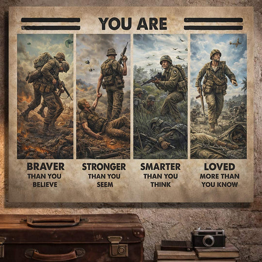 Military Tribute Wall Art – Canvas or Poster