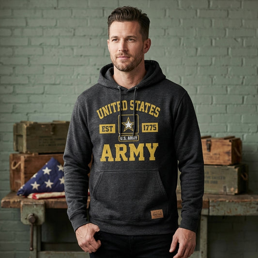 United States Army Est 1775 Vintage Hoodie