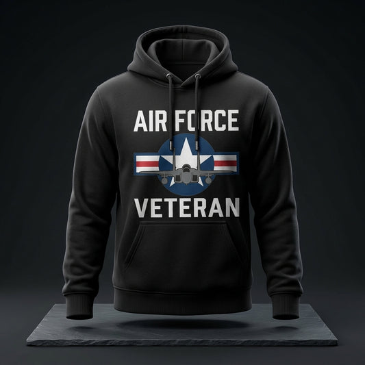 Air Force Veteran Jet Military Hoodie
